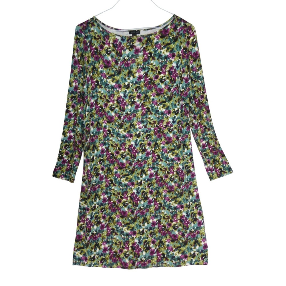 J‎ Jill Wearever Collection Floral Long Sleeve Soft Stretch Women's Size M